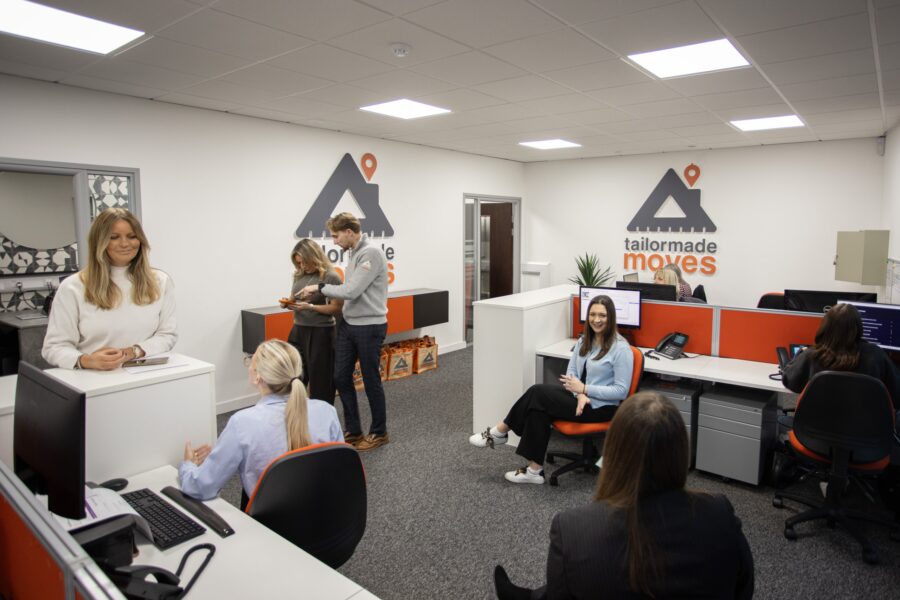 The Tailormade Moves team in the Inverness office